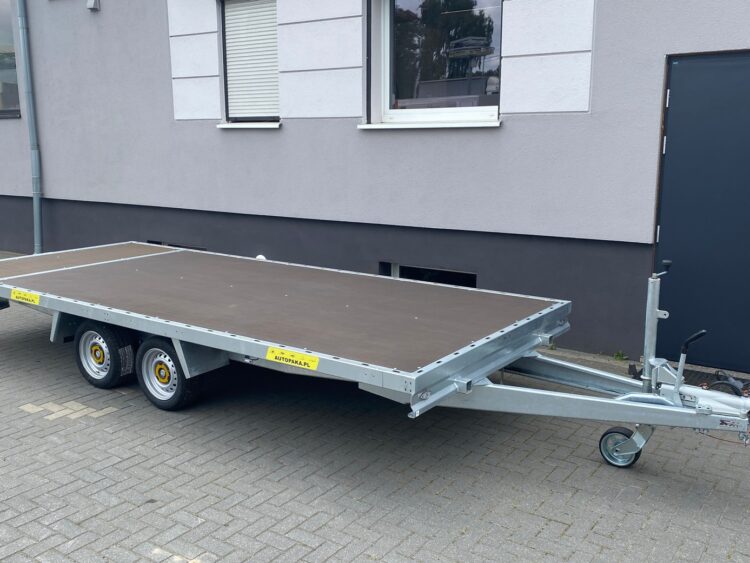 Przyczepa platforma WARK 5×2 m, DMC 3500 kg