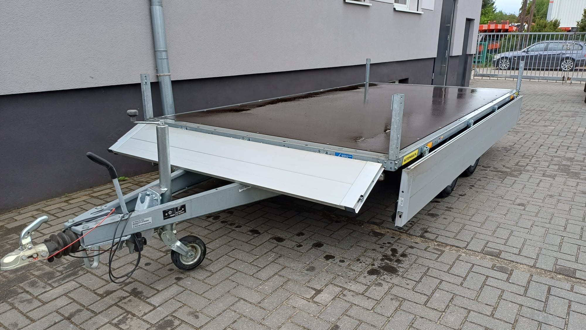 Przyczepa Platforma STEMA 400x200CM, DMC 2700 KG+ BURTY