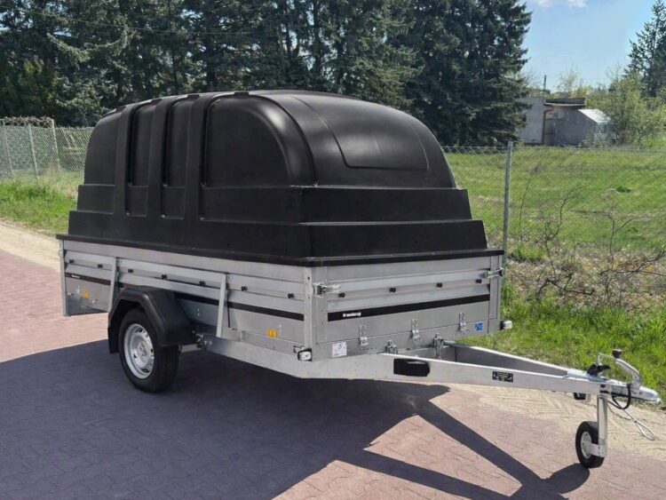 Przyczepa Brenderup 2300SUB750, 300x153x40 CM, DMC 750 KG z pokrywą ABS – felgi stalowe!