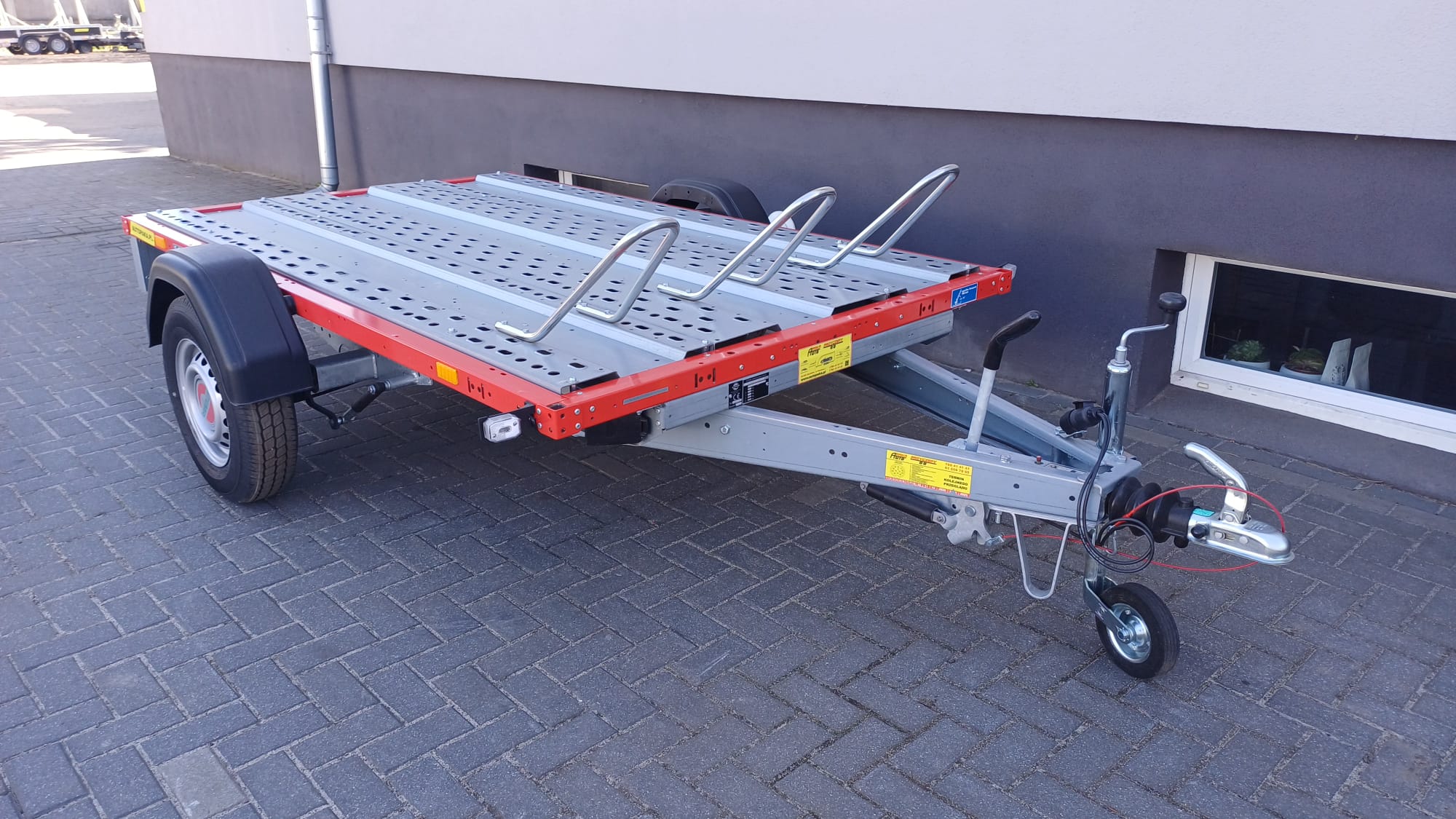 Przyczepa 2 motocykle STEMA STS WOM XT, DMC 1500 KG kg – wyprzedaż rocznika ! (Kopia)