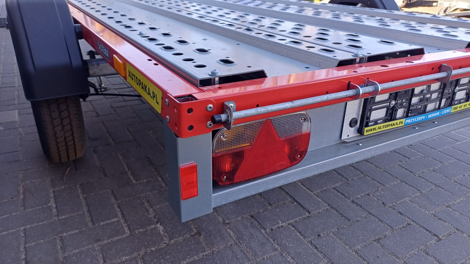 Przyczepa 2 motocykle STEMA STS WOM XT, DMC 1500 KG kg – wyprzedaż rocznika ! (Kopia)