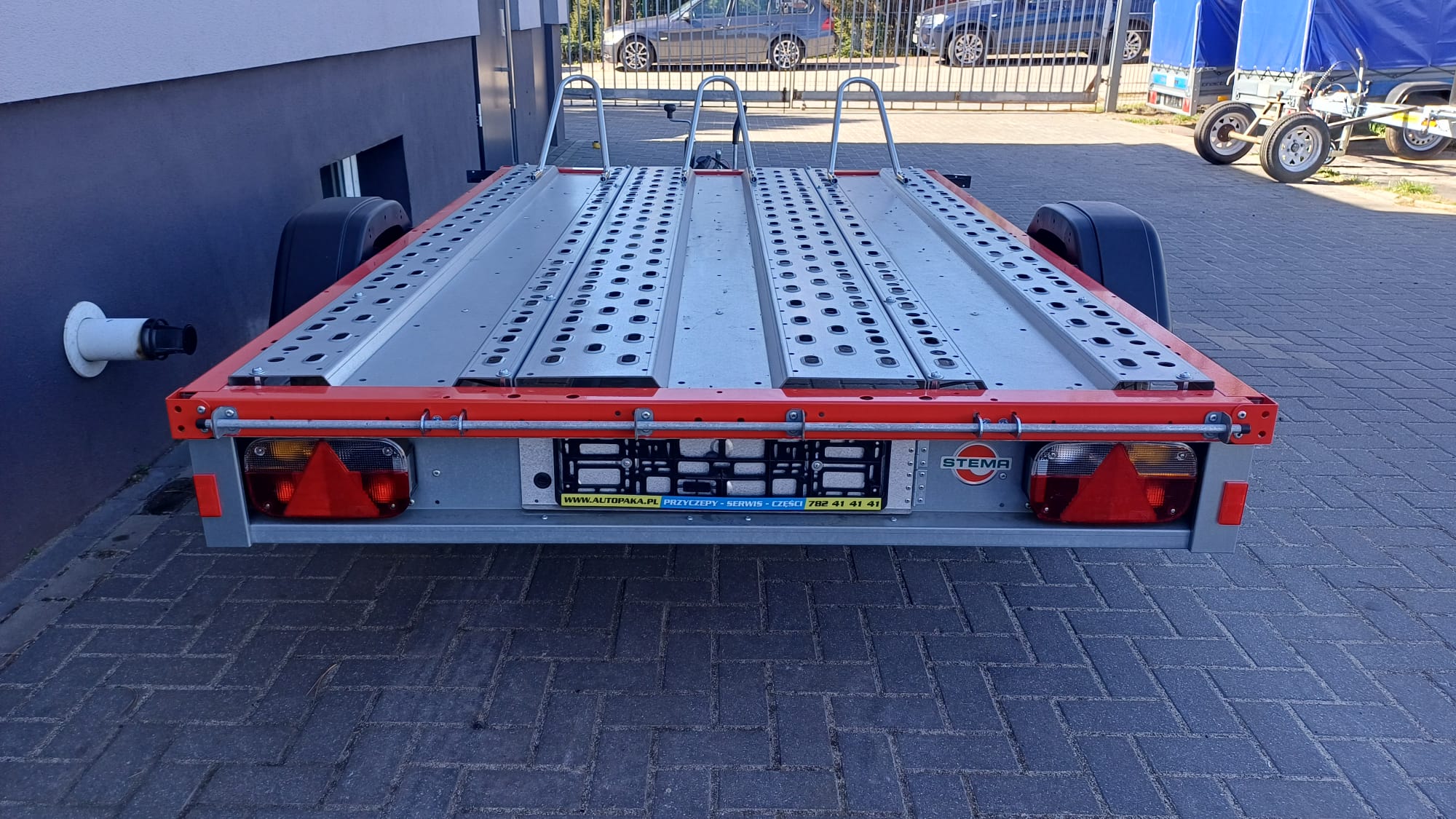 Przyczepa 2 motocykle STEMA STS WOM XT, DMC 1500 KG kg – wyprzedaż rocznika ! (Kopia)