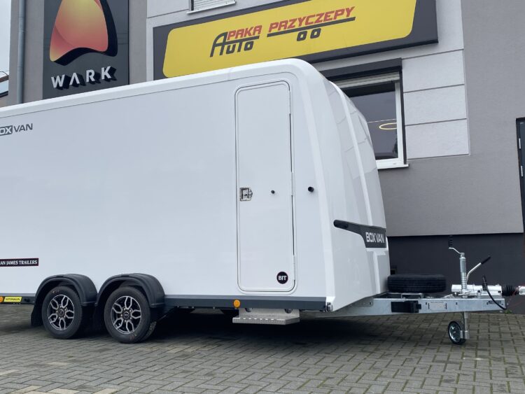 Przyczepa BOX VAN marki Brian James Trailers, DMC 2700kg, 350 x 180 cm – dostępna od sierpnia! (Kopia)