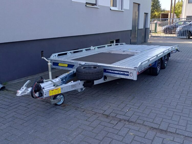 Laweta A-Transporter marki Brian James Trailers do samochodów wyścigowych! DMC 2700kg, 450 x 190 cm (Kopia)