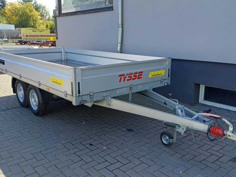 Przyczepa skrzyniowa marki WARK (TYSSE) – DMC 2000kg, 320 x 150 cm (Kopia)