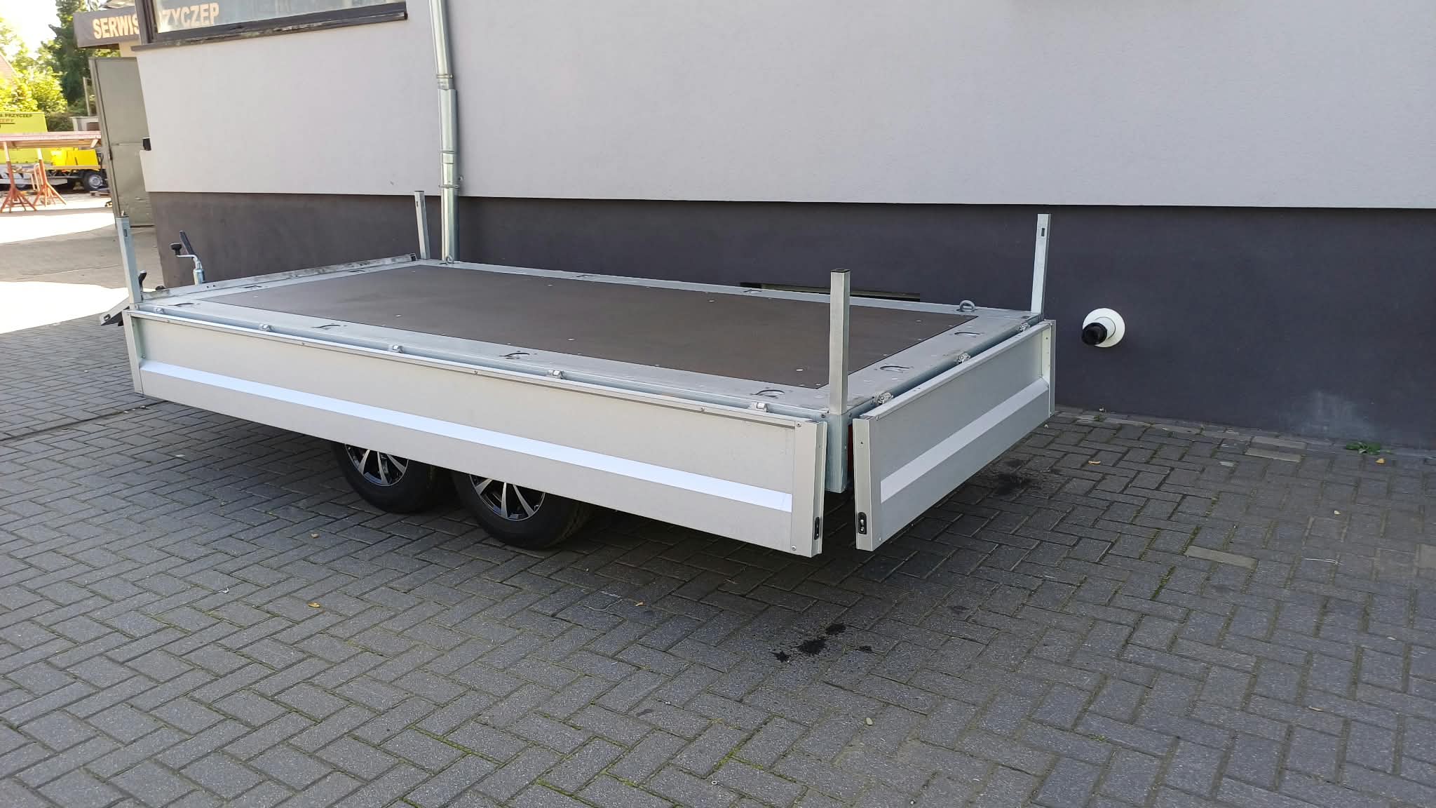 Przyczepa Brenderup 4310STB2000, burty stalowe, 308x168x35 CM, DMC 2000 KG (Kopia)
