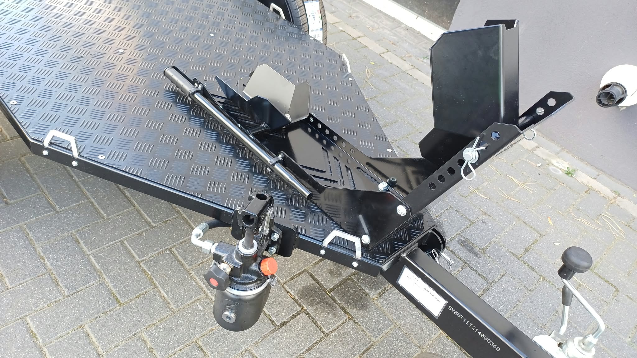 Przyczepa do transportu motocykla – quada Faro Viarus One, 220×112 CM, DMC 750 KG (Kopia)