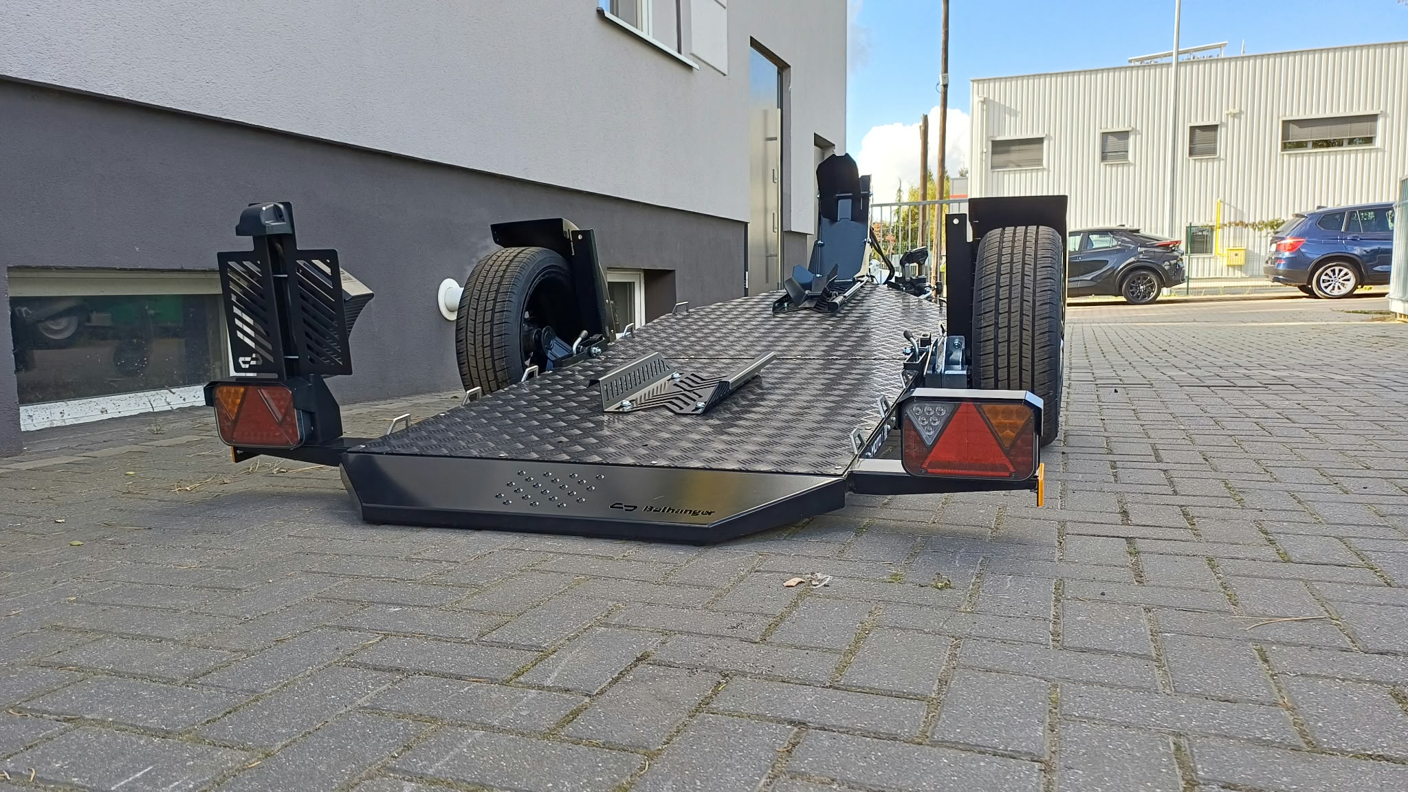 Przyczepa do transportu motocykla – quada Faro Viarus One, 220×112 CM, DMC 750 KG (Kopia)