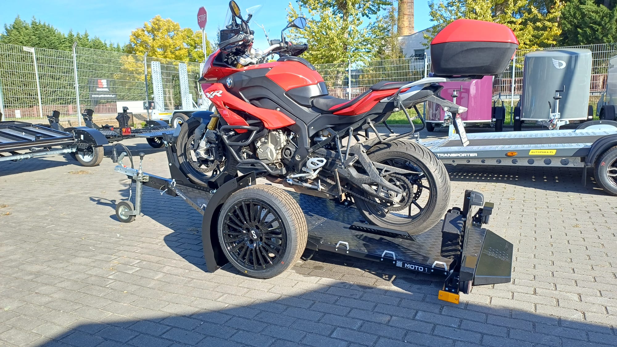 Przyczepa do transportu motocykla – Balhanger MOTO 1 PREMIUM